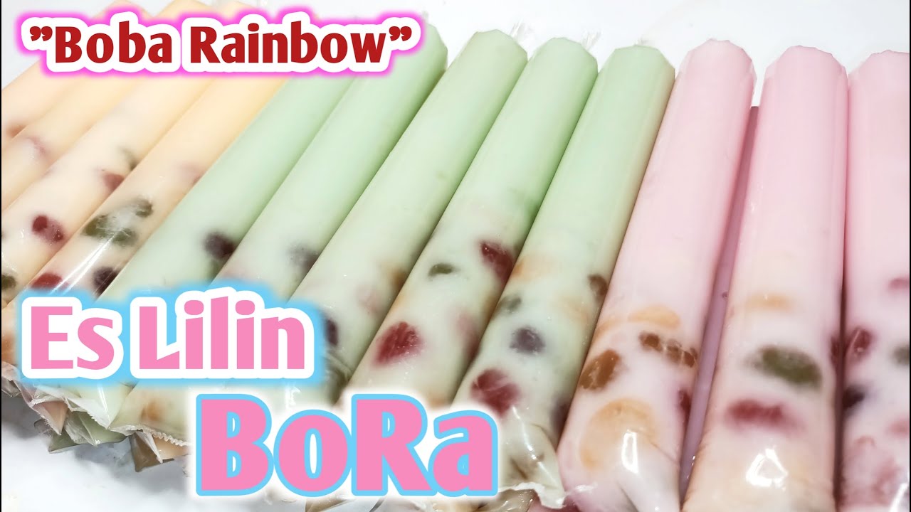 Es Lilin/Es Mambo Boba Rainbow BORA || Ide jualan 1000an Pasti Laris Manis dan Untung Banyak