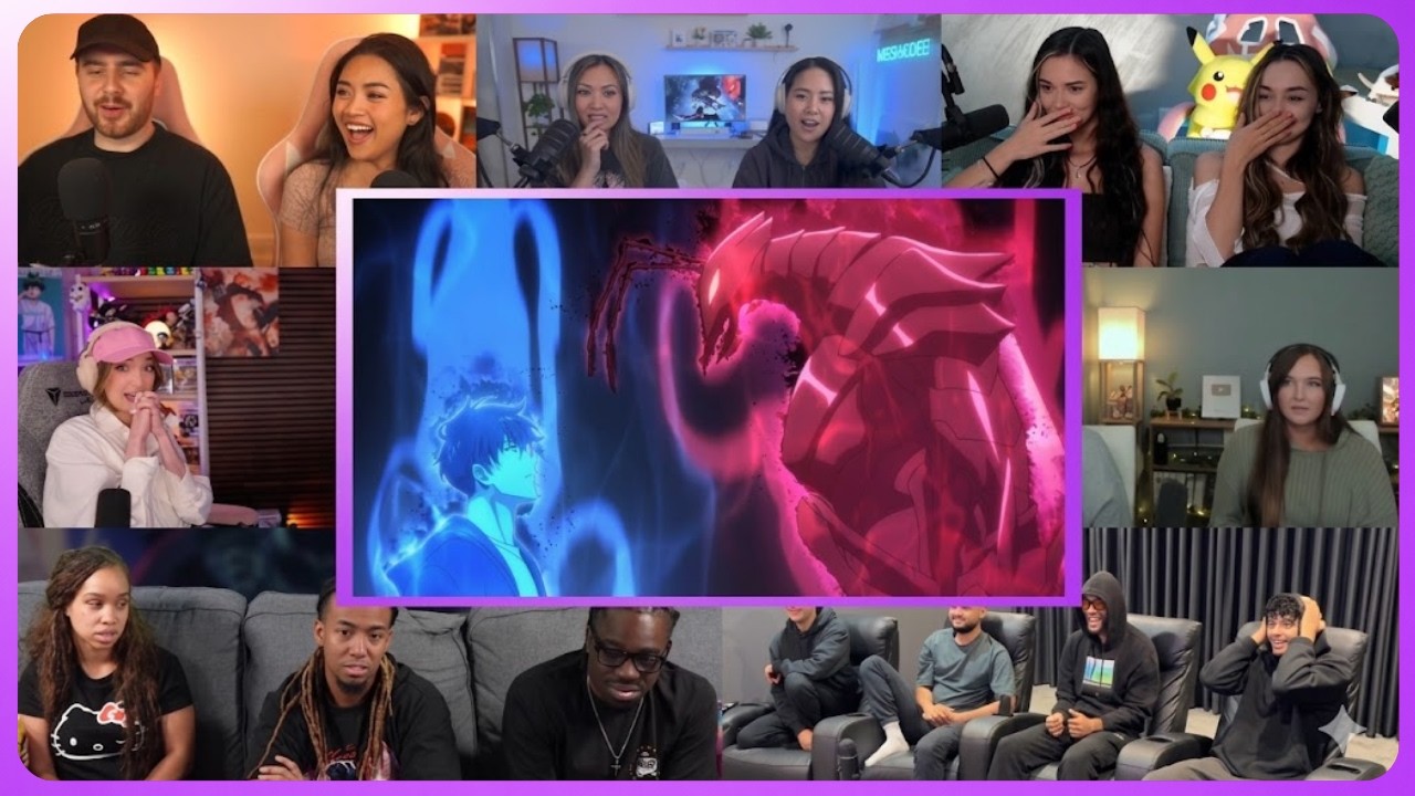 Sung Jinwoo vs Ant King 🔥| Solo Leveling S2 EP12 Reaction Mashup