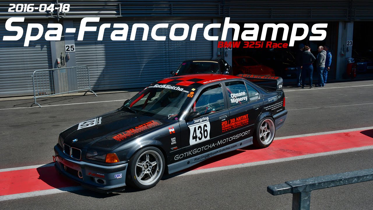BMW E36 325i Race vs M3 E46 - Spa-Francorchamps - 18.04.2016 - GotiKGotcha-Motorsport.com