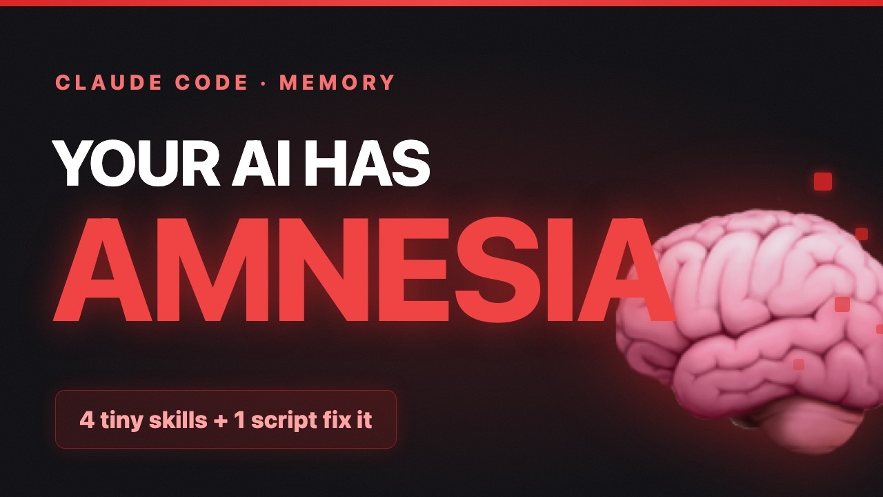 Your AI Coding Assistant Has Amnesia &mdash; I Fixed It With 4 Tiny Skills