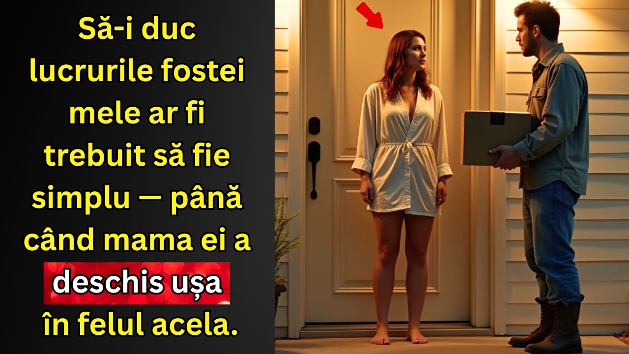Să-i duc lucrurile fostei mele părea simplu — până când mama ei a deschis ușa astfel. din pragcasei.