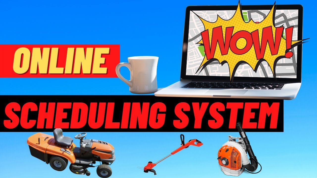 Online Scheduling System in Lawn Business #youtubeshorts