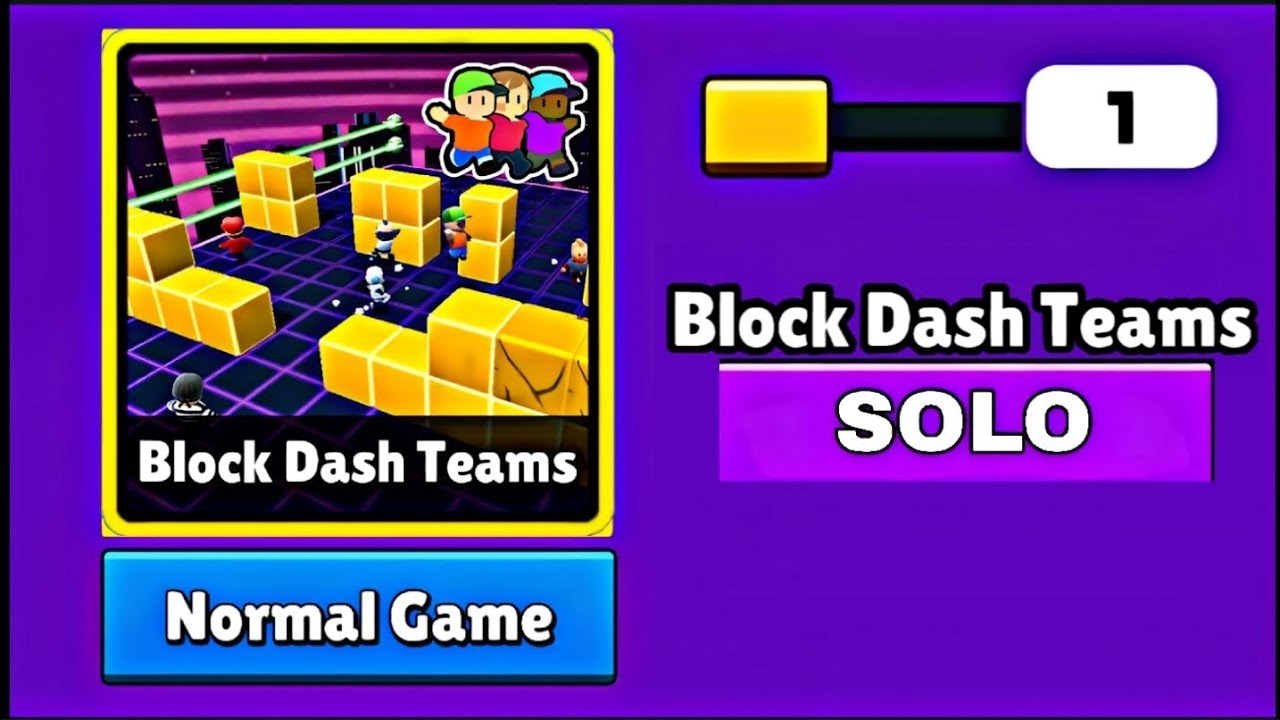 Stumble Guys: как играть в Block Dash соло | Stumble Guys|Советы и рекомендации