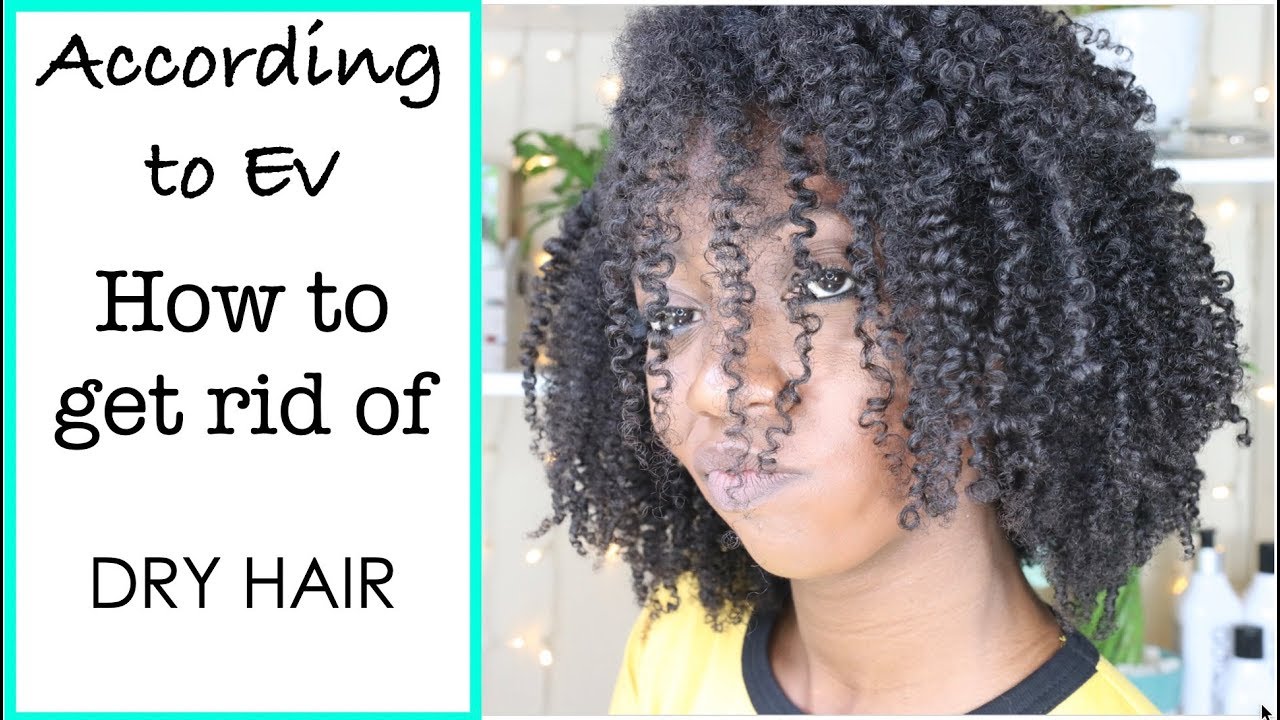 HOW TO GET RID OF DRY NATURAL HAIR/ KEEP NATURAL HAIR MOISTURIZED | ACCORDING TO EV