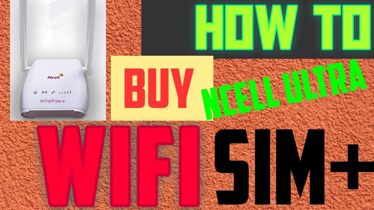 Purchase NCELL Wireless Wifi | Easy process to receive only at Rs.652
