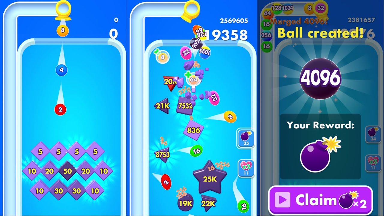 Bounce Merge High Score Gameplay Walkthrough iOS Android