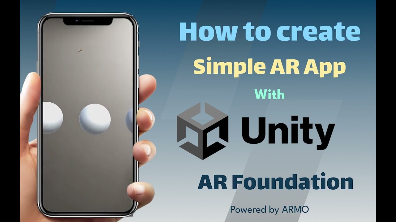 How to create simple Augmented Reality app with Unity AR Foundation 2023