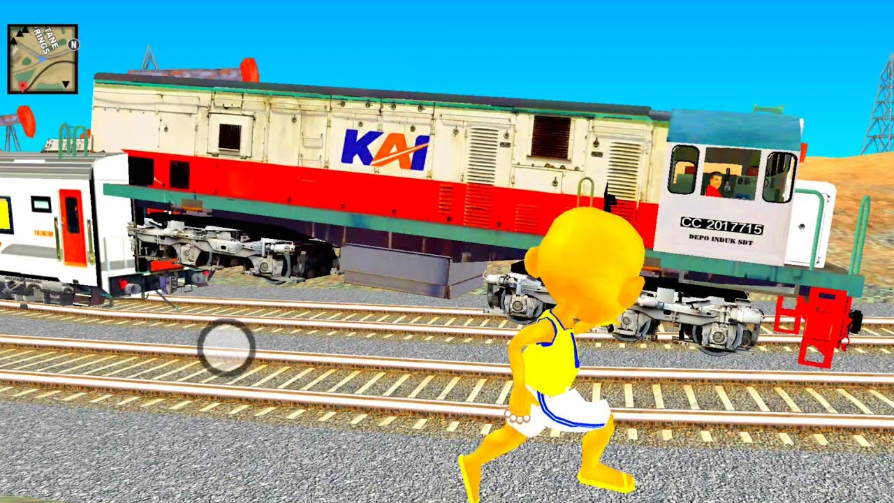 Upin dan ipin Pamer Kereta Super CC201 Seharian , Truk Pasir Terguling Kak Ros Marah 🤣 Dunia Oyya