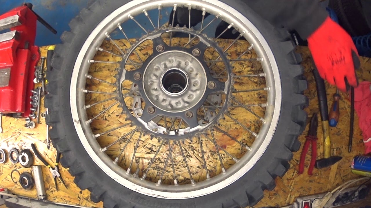 YZ250F wheel bearings replacement