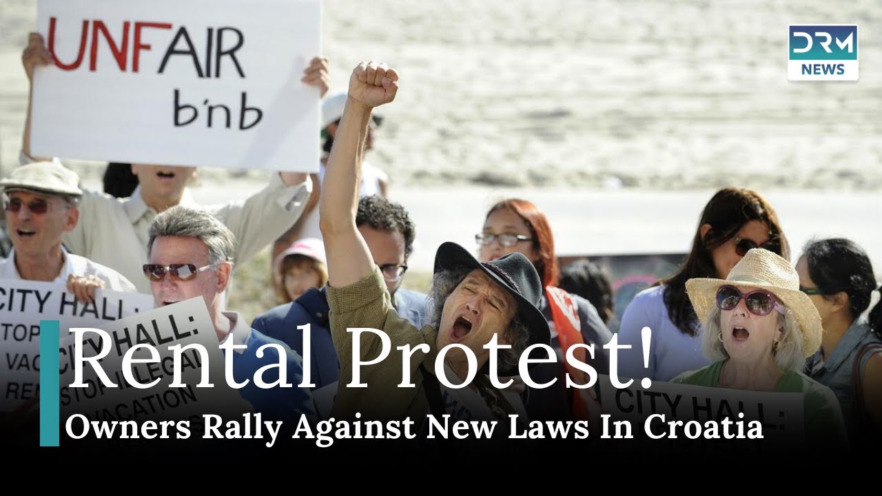 Owners of Short-Term Rental Properties Protest in Zagreb | DRM News | AM11