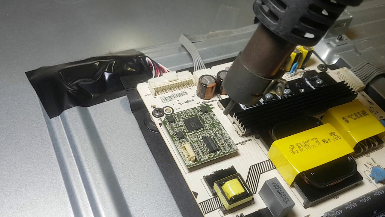 How to repair a 50 inches smart LED TV DEVANT