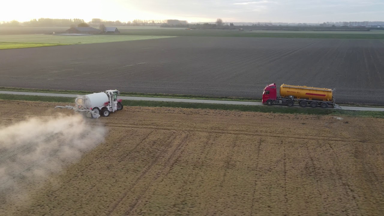 Betacal uitrijden met de Hydro Trike XL van Loonbedrijf van den Dries