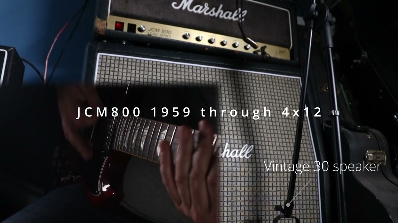 JCM800 4x10 vs 4x12