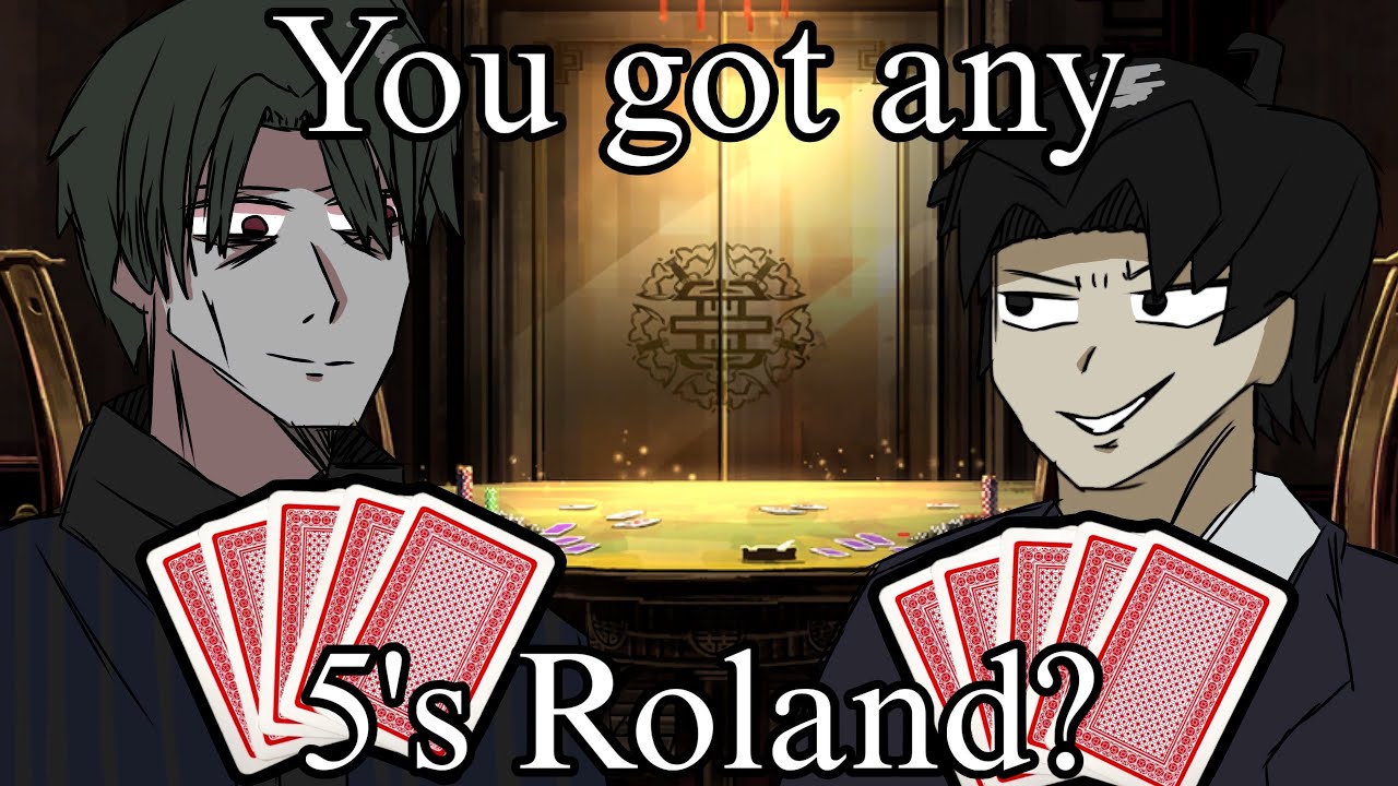 Vergilius and Roland play go fish | Limbus Company & Library of Ruina