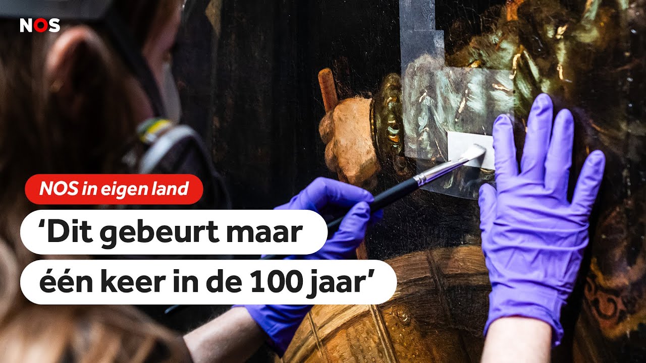Je kan De Nachtwacht 'in z'n blootje' zien tijdens restauratie