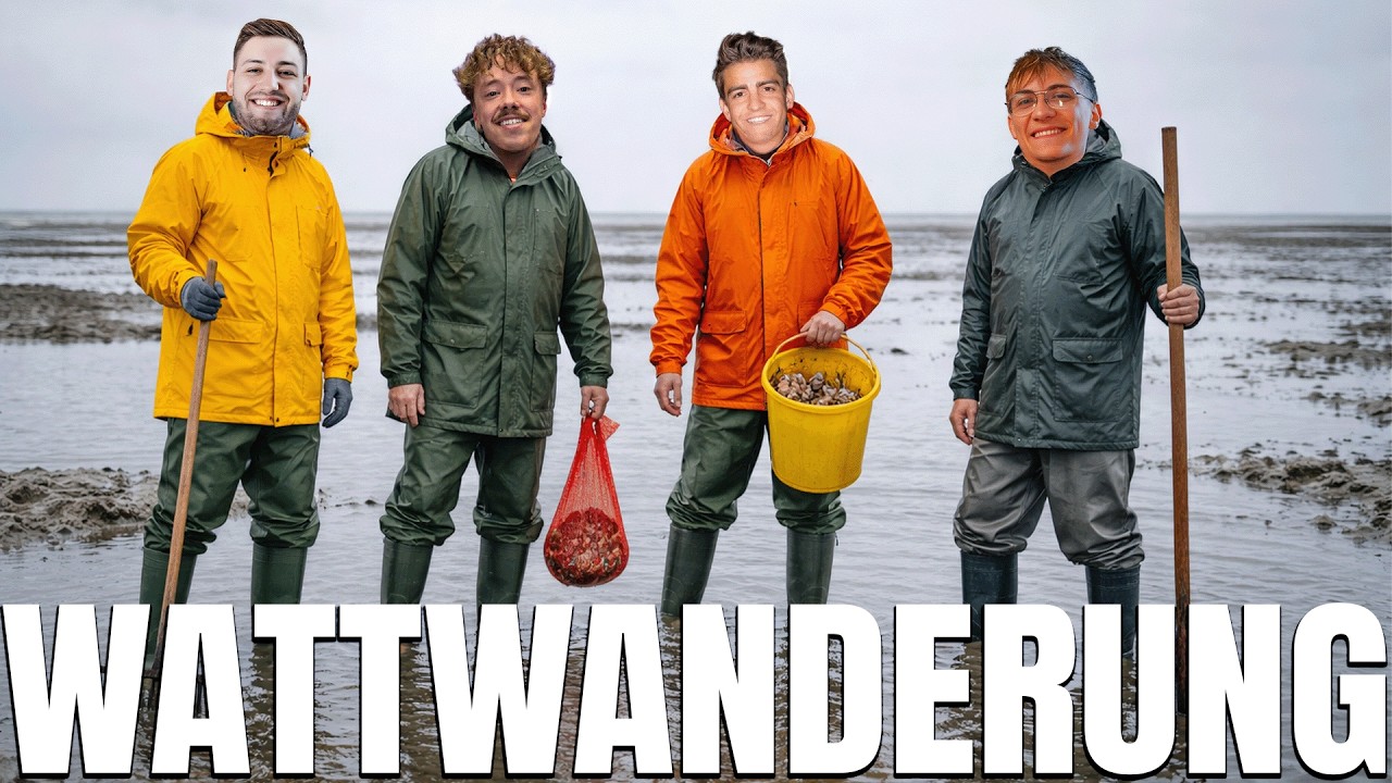🔥 IM WATT FESTGESTECKT?! 😳 WATTWANDERUNG MIT NICI, PAULFREGE & JONSMAN
