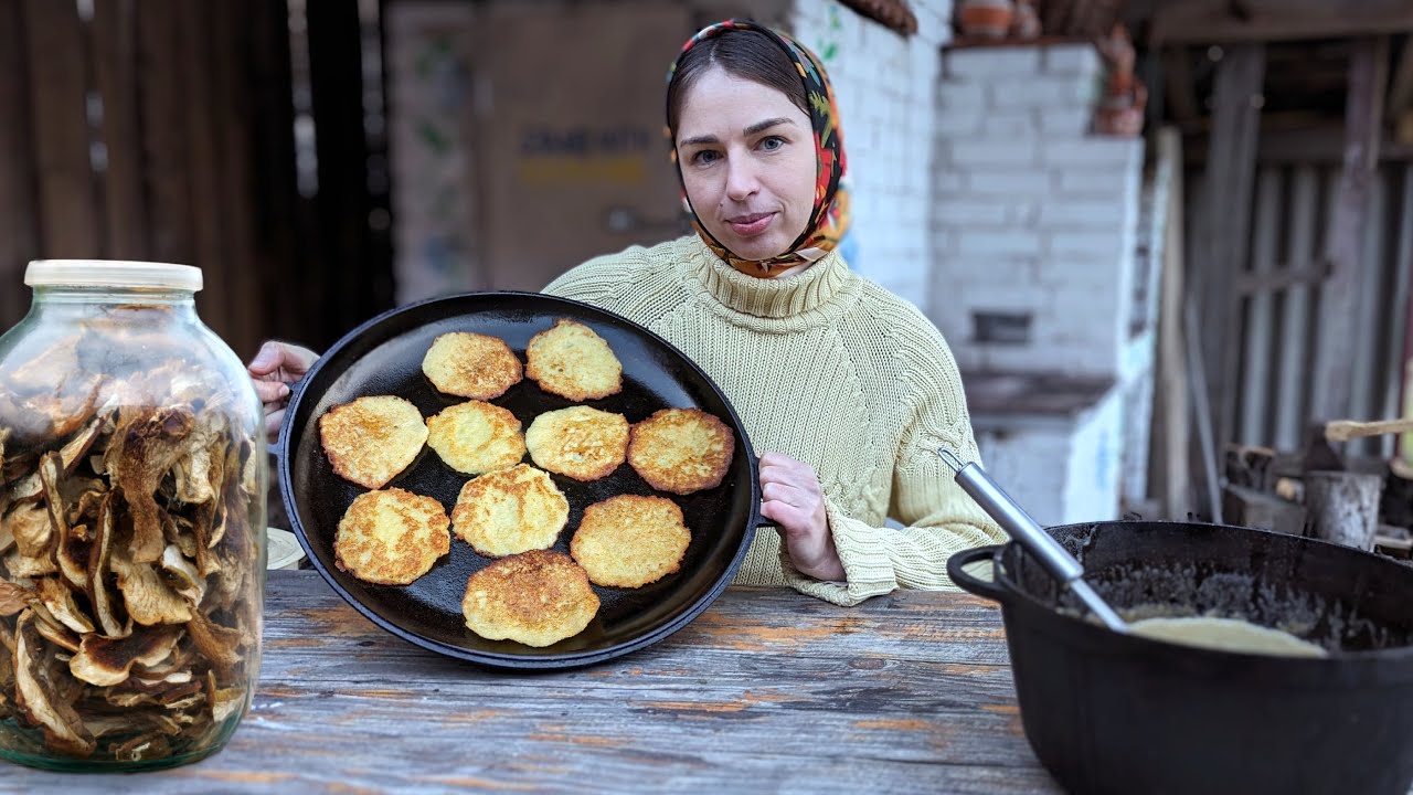 Готовим любимые драники и грибной суп. Начало нового строительства