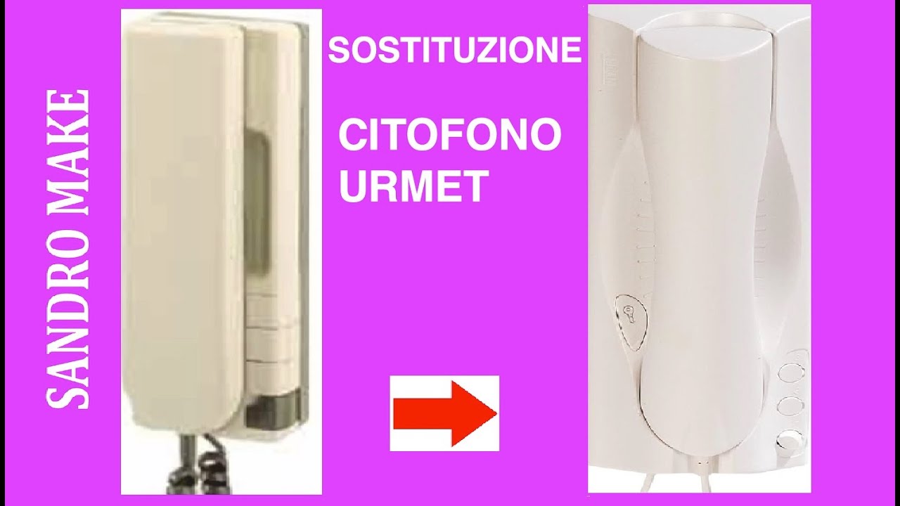 sostituzione citofono urmet