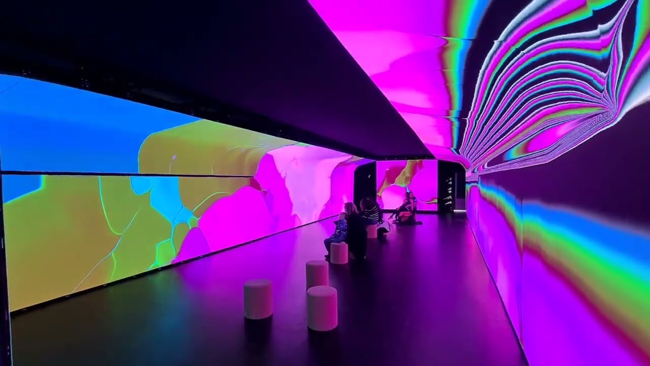 Immersive LED Tunnel on Unique Museum Catamaran ARTEXPLORER | Leyard Europe Reference Case