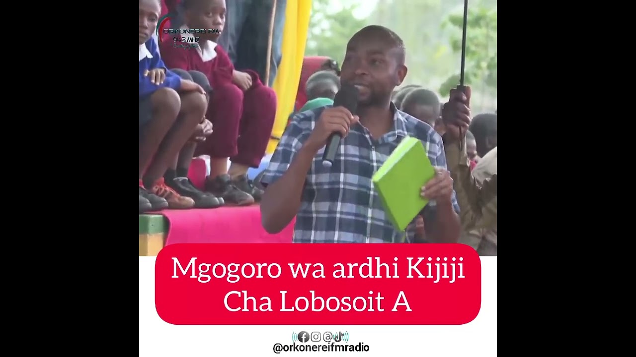 Mwenyekiti wa Lobosoit A akielezea mgogoro mbele ya Waziri Mkuu 