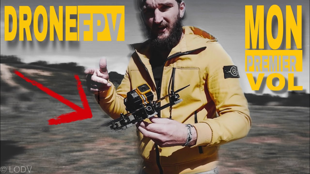 MON PREMIER VOL Avec un drone FPV (Petit crash)