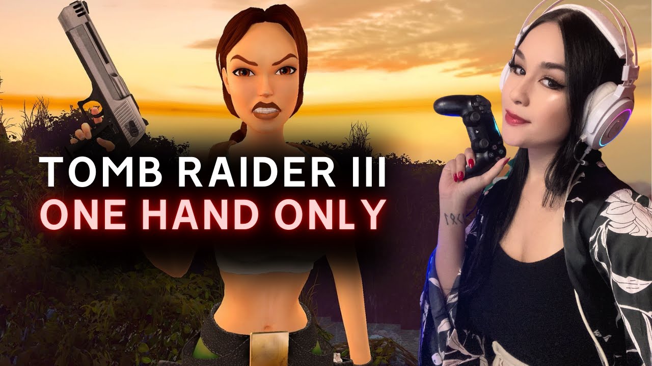 TOMB RAIDER 3 - ONE HAND ONLY | APENAS COM UMA MÃO 🇧🇷