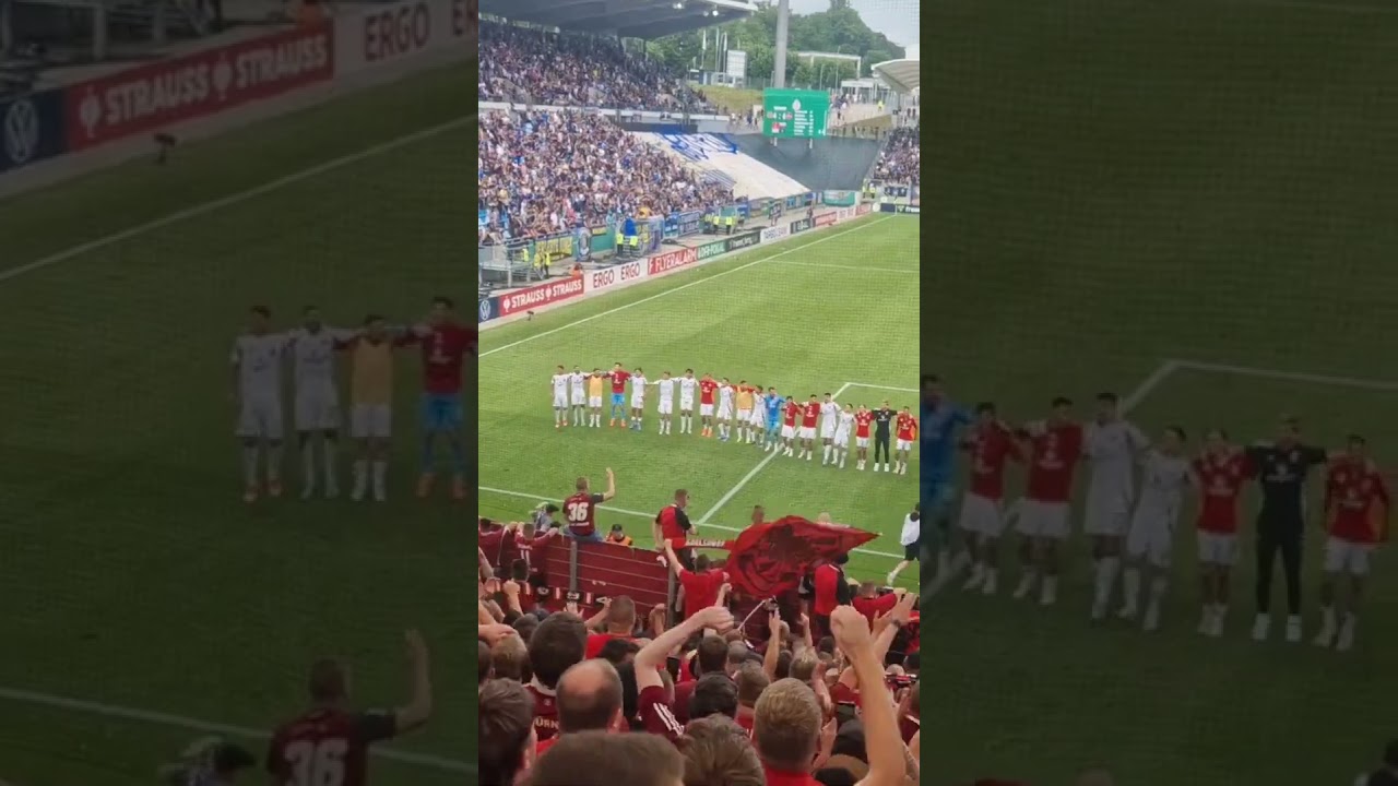 Der Club gewinnt beim Pokalschreck 1. FC Saarbrücken #groundhopping #fußball #stimmung #dfbpokal