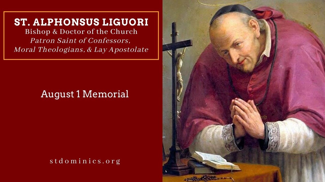 8/1/20 Sat - ST. ALPHONSUS LIGUORI | 5 pm Evening Prayer