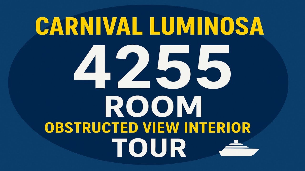 Carnival Luminosa Room Tour | Cabin 4255 (Full Walkthrough
