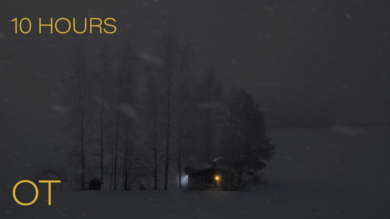 Winter Refuge Wisconsin | Blizzard Ambience with Howling Wind & Blowing Snow | 10 HOURS