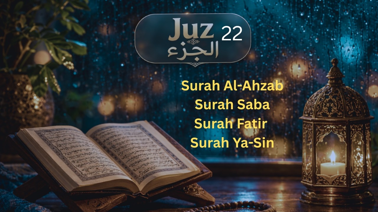 Ramadan Quran – Juz 22 | Para 22 | Full Quran Recitation | 📅 Listen to one Juz each day this Ramadan