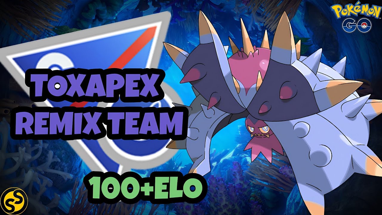 DESTROYING TEAMS WITH TOXAPEX ! GREAT LEAGUE REMIX STRONG TEAM! POKEMON GO