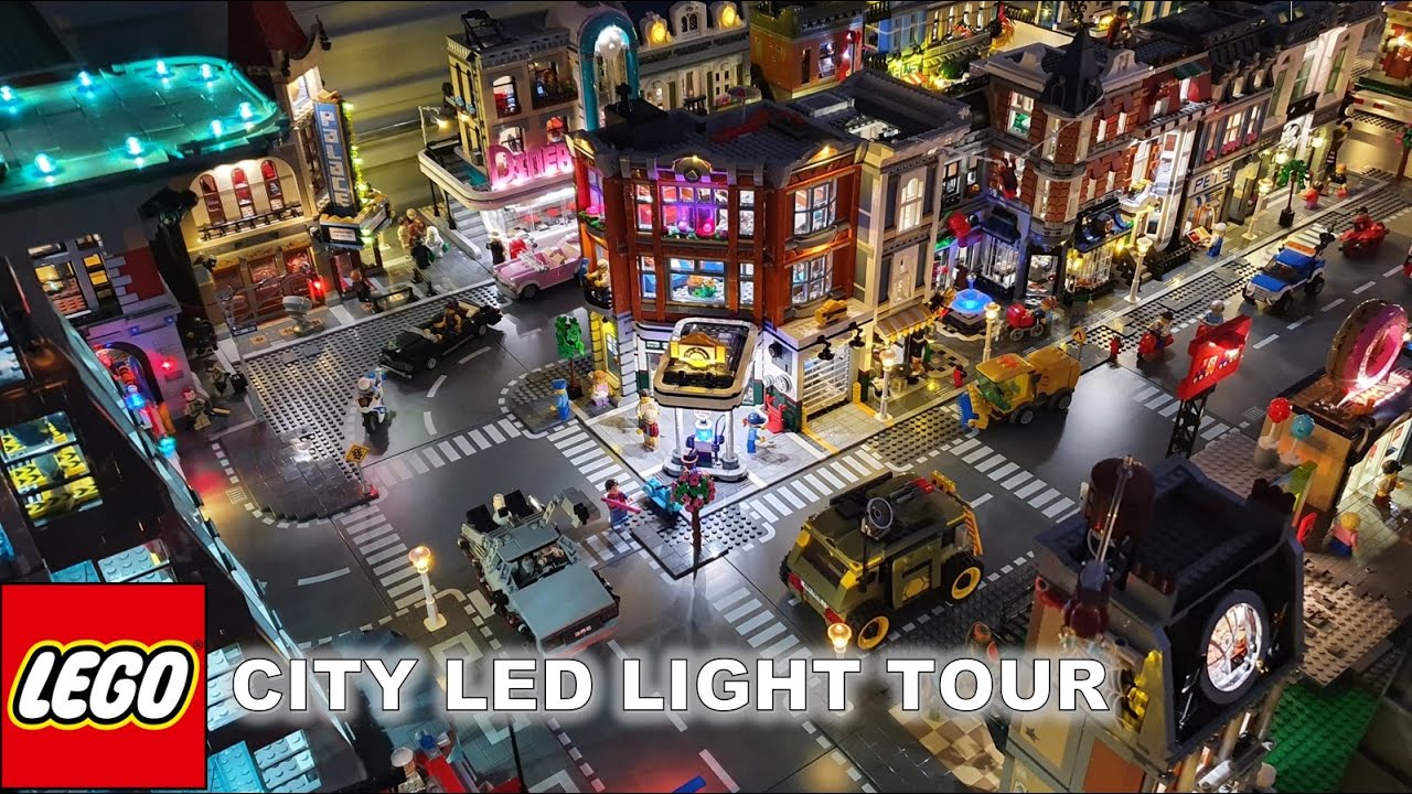 LEGO City Update - Full LED Light Tour 2021