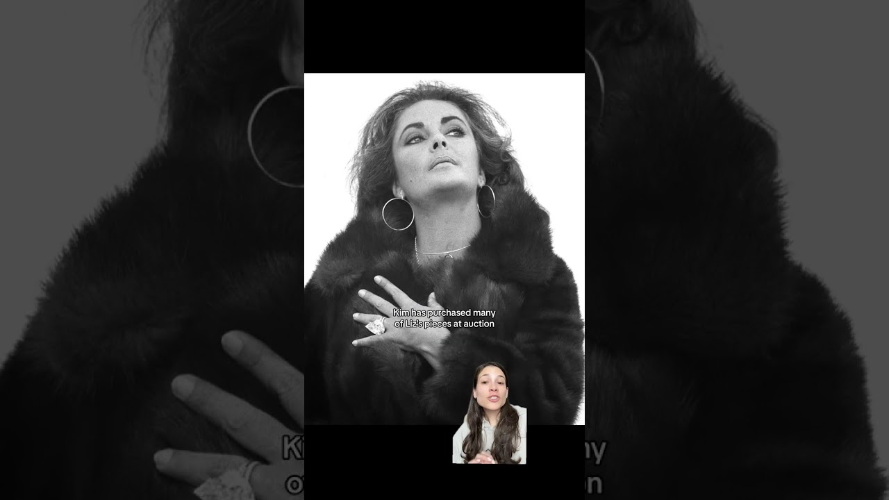 Kim Kardashian Is Elizabeth Taylor's Biggest Fan | #naturaldiamonds #elizabethtaylor #kimkardashian
