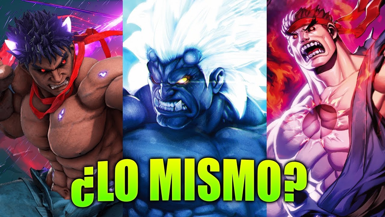 LA DIFERENCIA ENTRE KAGE, EVIL RYU Y ONI
