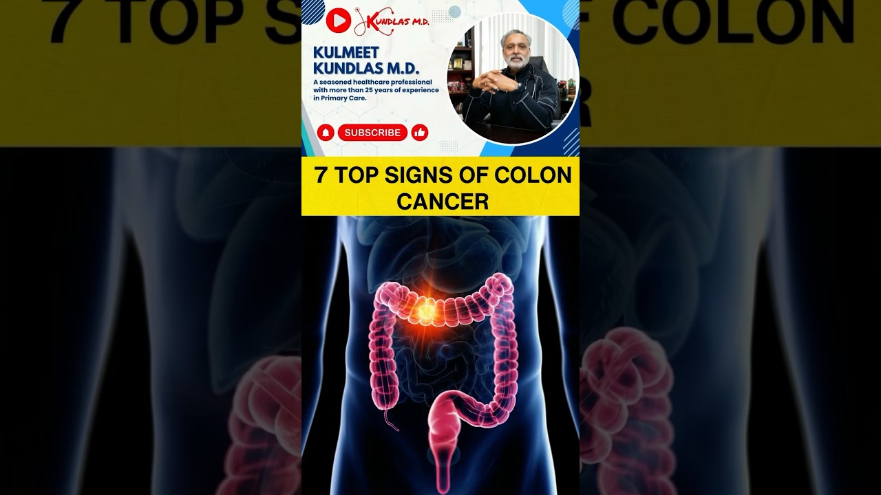 7 top signs of colon cancer #coloncancer #cancer