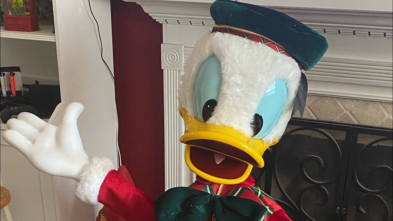 Disney Home Depot Christmas Donald Duck Animatronic Review!