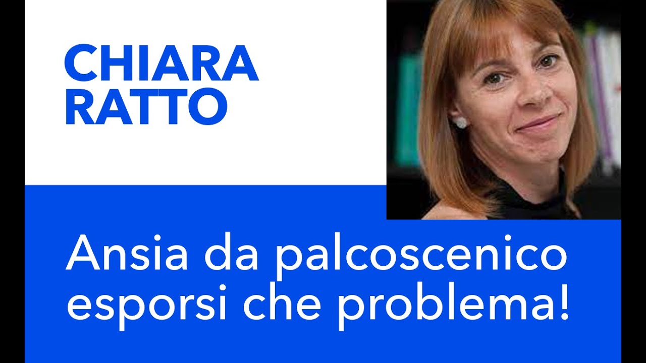 Chiara Ratto - Ansia da palcoscenico