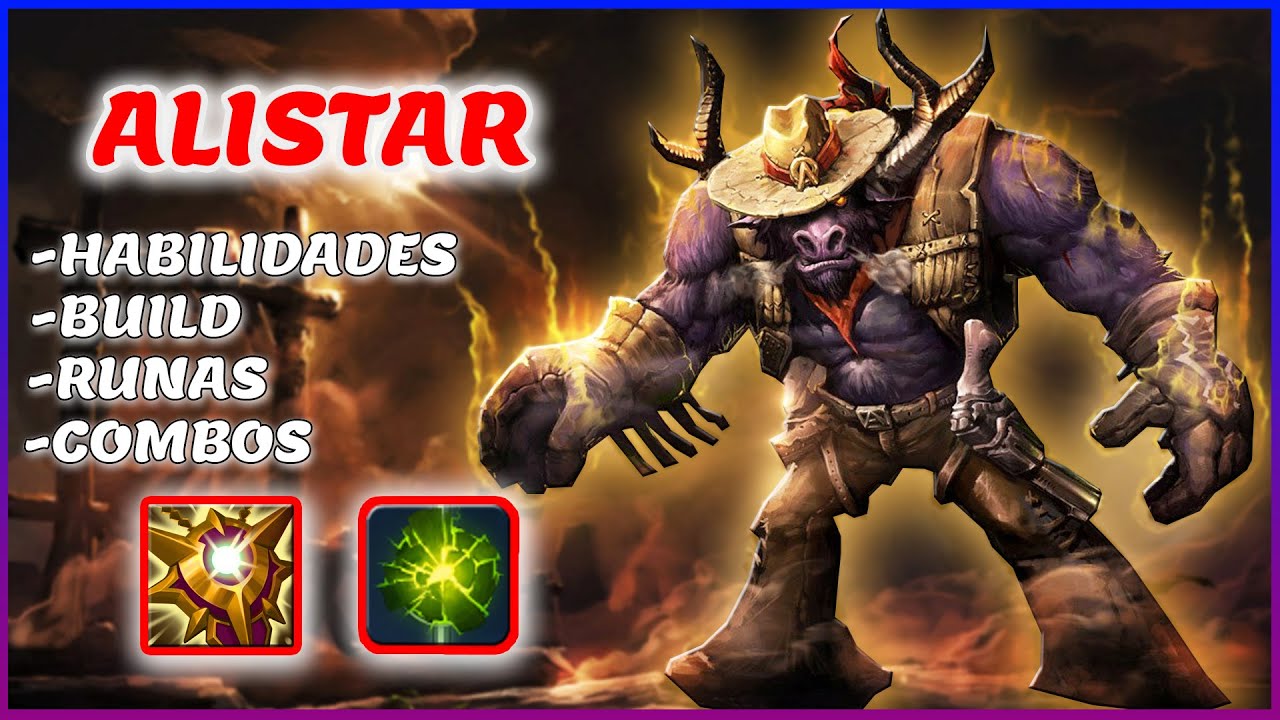 🛑GUIA COMPLETA DE ALISTAR🛑Aprende todo lo que tienes que saber (HABILIDADES,BUILD,CONSEJOS,COMBOS)