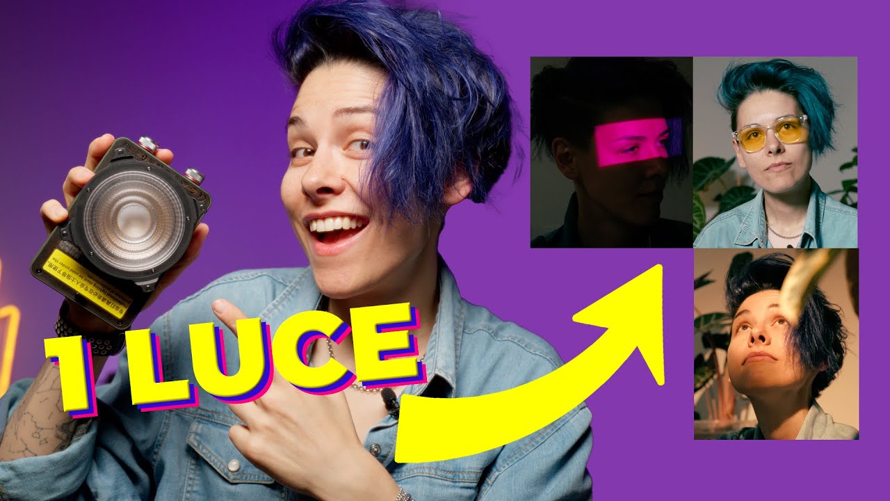 ILLUMINARE un VIDEO con UNA LUCE: 3 Setup Facili