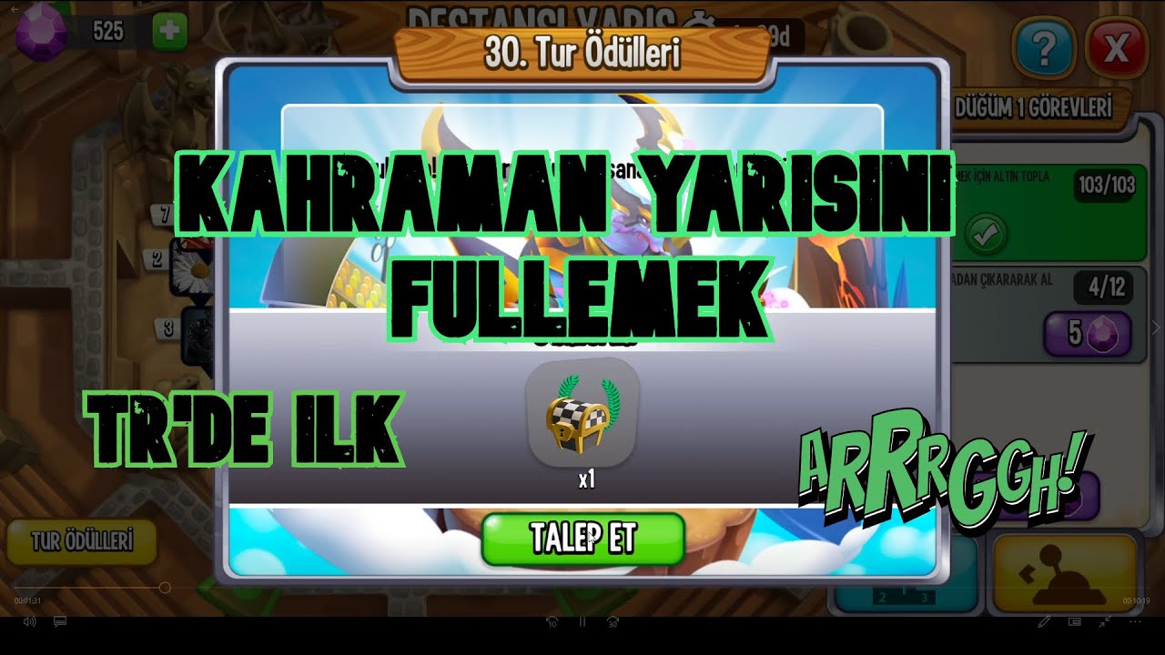 TRDE İLK  EN İYİ SANDIK AÇILIMI VE KAHRAMAN YARIŞINI FULLEMEK  DRAGON CİTY