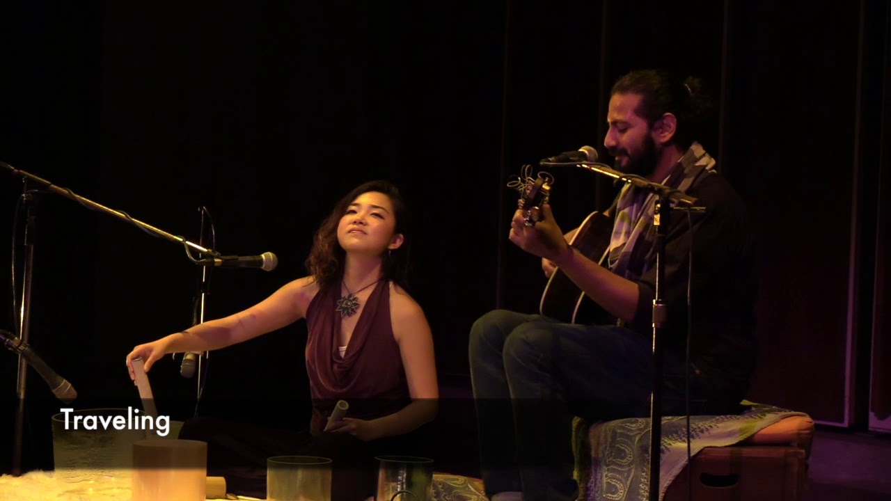 Ayumi Ueda and Bhrigu Sahni in Auroville