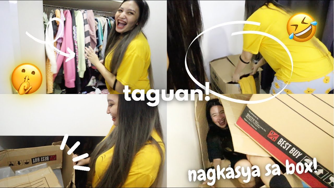 TAGU-TAGUAN SA MANSION! (May nagtago sa box!!!)