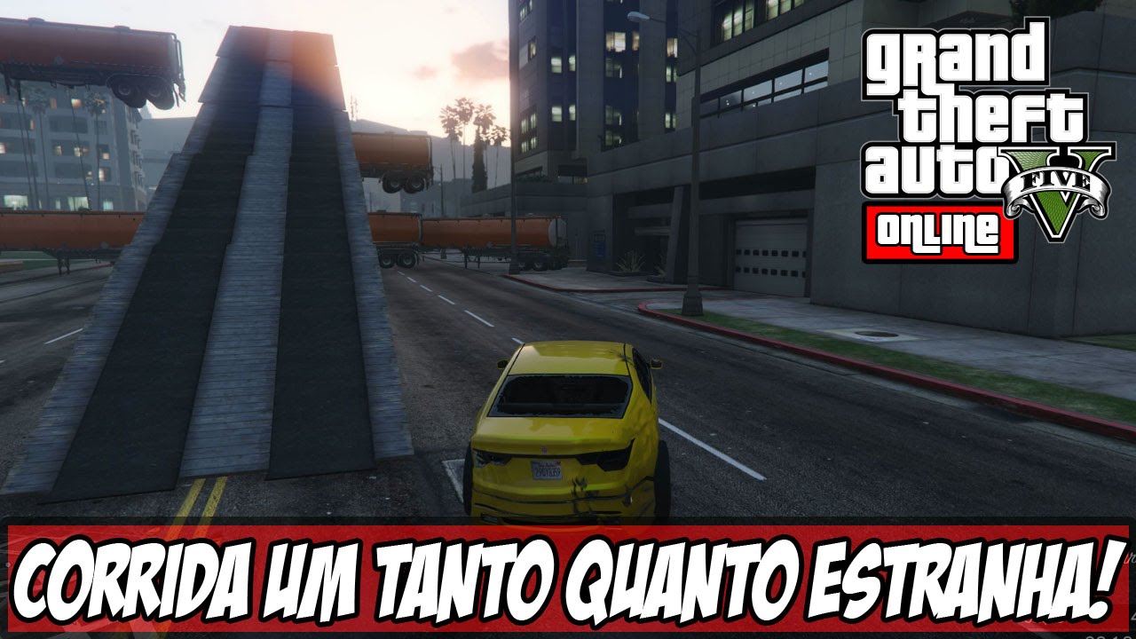 GTA V - Corrida BIZARRA ou TROLL! (Ps4)