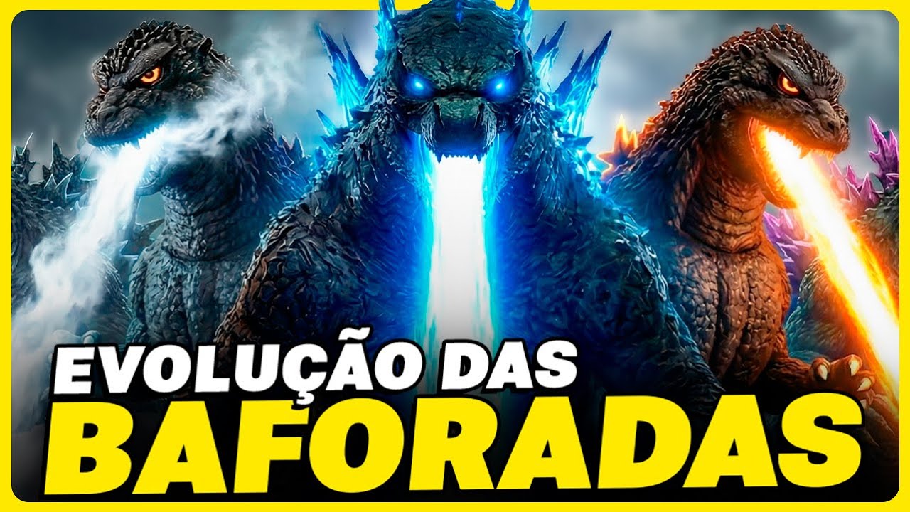 Evolução da Respiração Atômica do Godzilla (1954‑2024) – Comparação Completa