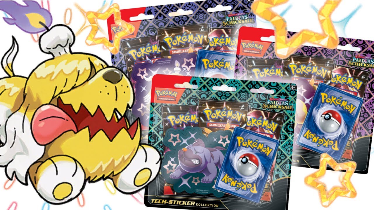 SO VIELE SHINIES 🤩 Pokémon Paldeas Schicksale Tech-Sticker Kollektion Blister OPENING