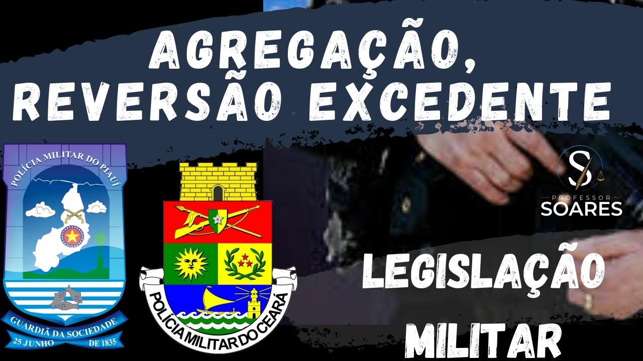 Agregação, Reversão e Excedente - Legislação Militar