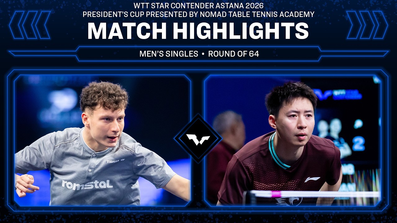 Darius Movileanu vs Fang Bo | MS R64 | #WTTAstana 2026