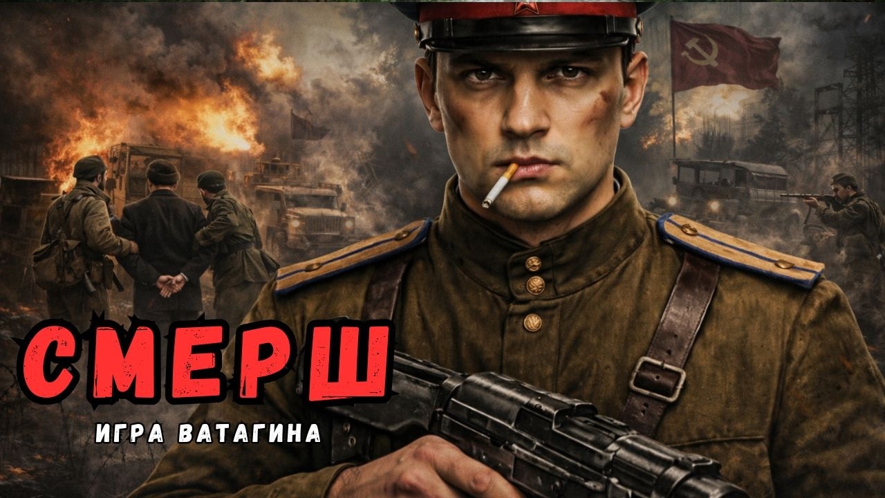 📖 Аудиокнига полностью : СМЕРШ - игра Ватагина / Военные Истории / Реальные События👍