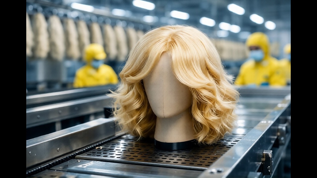 Inside the Largest Wigs Factory — From Raw Banana Stem to Wigs (Full Process)